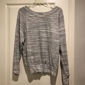 Grey pullover sweater